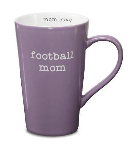 Pavilion - Best Mom Ever Tan and Purple Large 20 oz Ceramic Coffee Mug Tea Cup