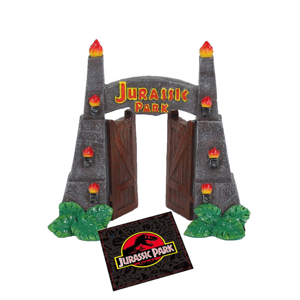 Penn-Plax - Jurassic Park Gates Ornament