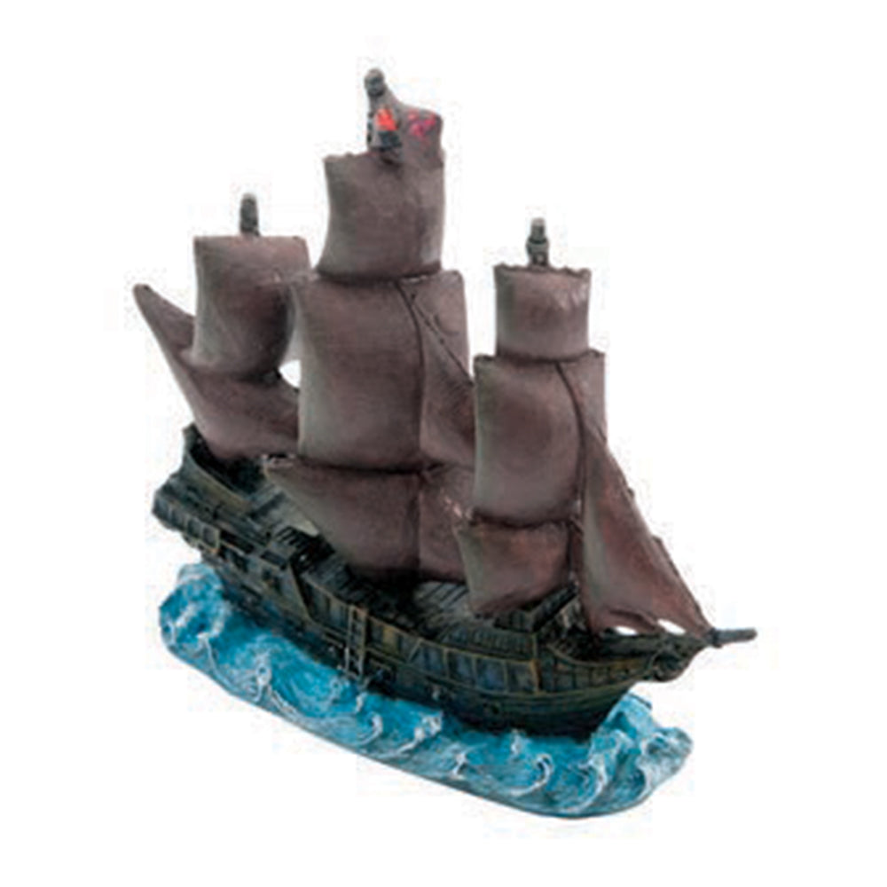 Penn-Plax - Pirates Of The Caribbean Black Pearl Ship Ornament