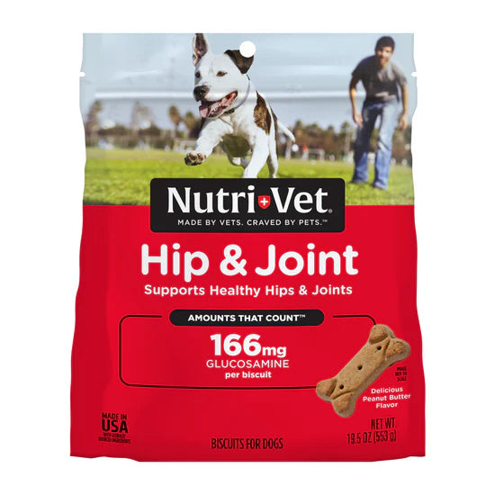 Nutri-Vet - Hip & Joint Regular Strength Peanut Butter Biscuits