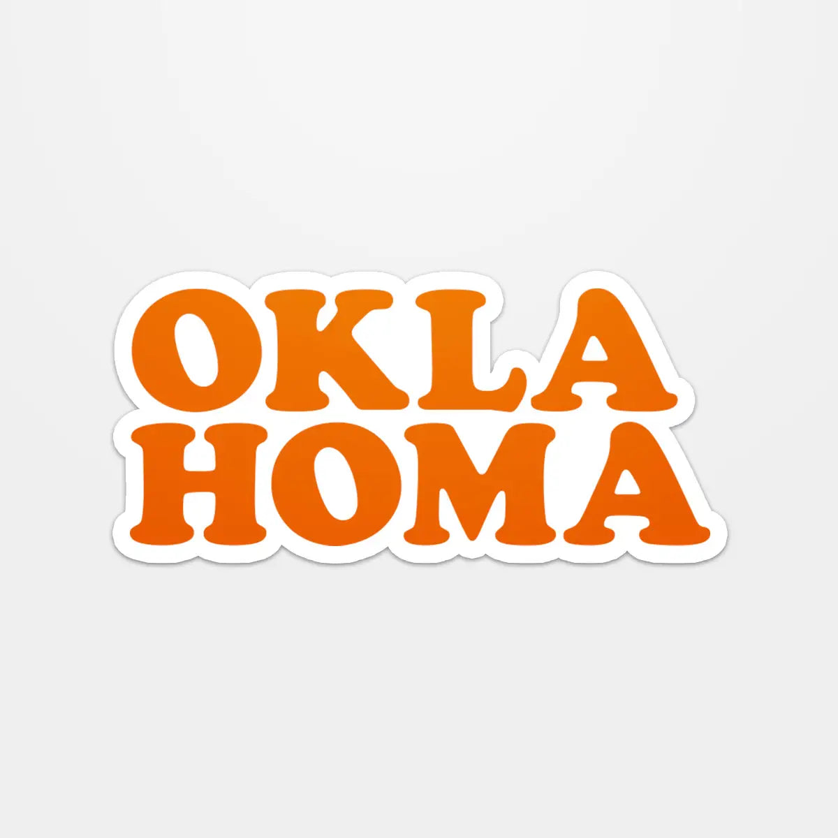 Shop Good - Sticker Oklahoma Throwback
