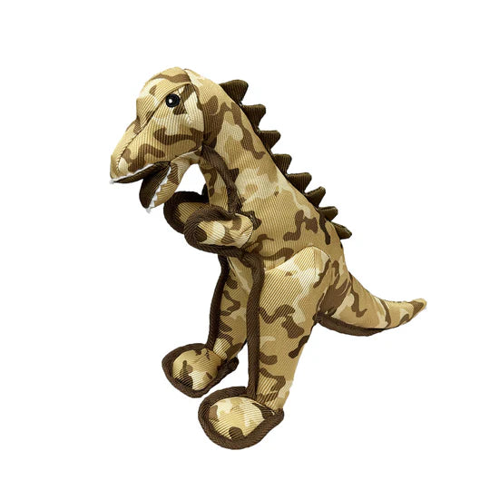 Petlou. Inc - Camo Critters T-Rex Dog Toy