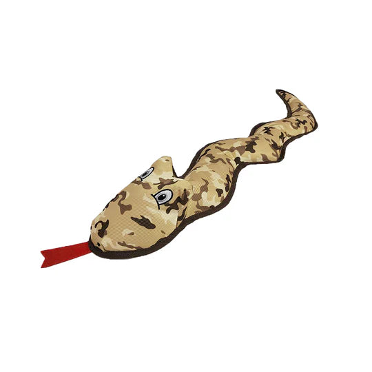 Petlou. Inc - Camo Critters Snake Dog Toy