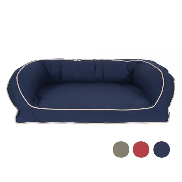 Carolina Pet Company - Classic Canvas Bolster Dog Bed with Ortho Foam