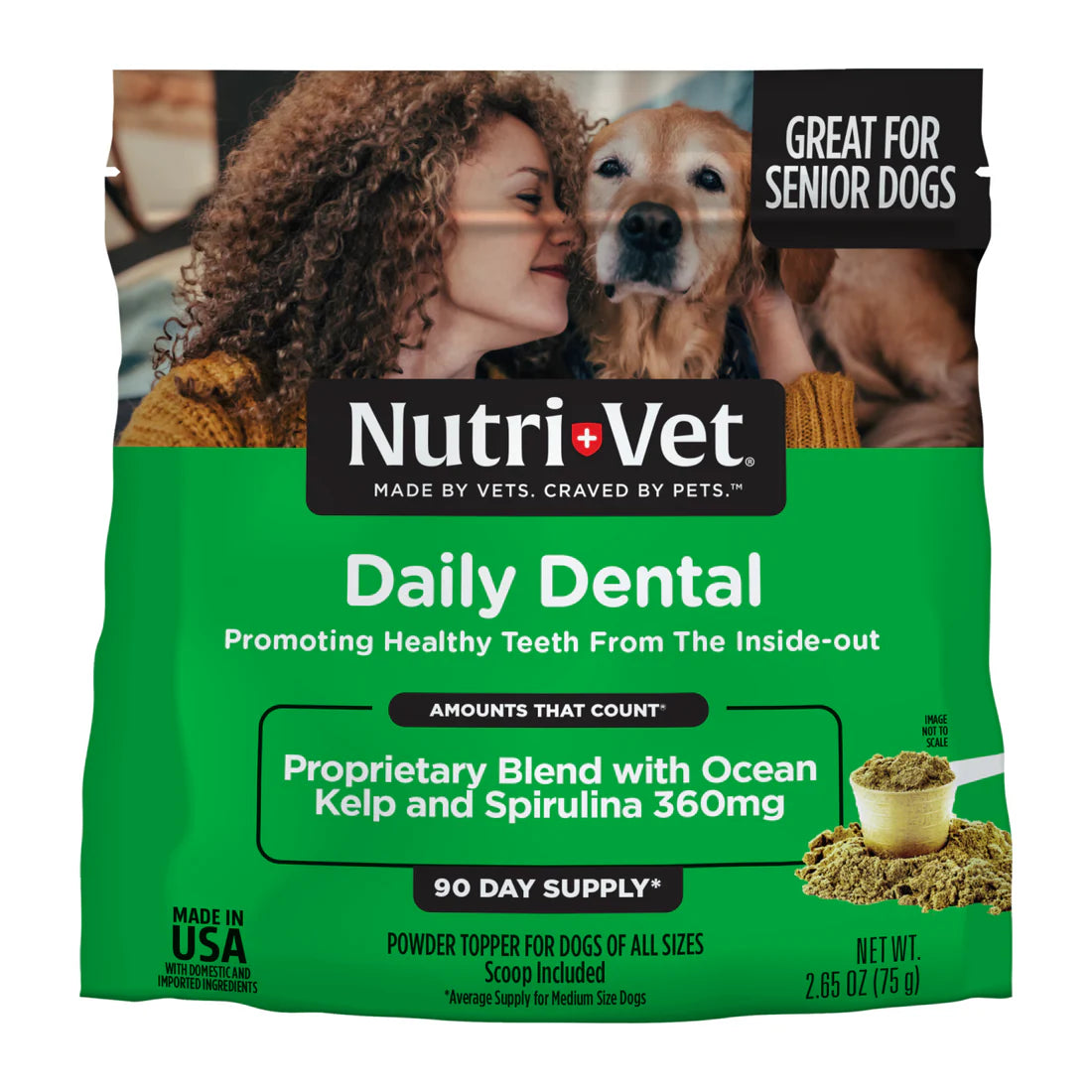 Nutri-Vet - Daily Dental Powder for Dogs