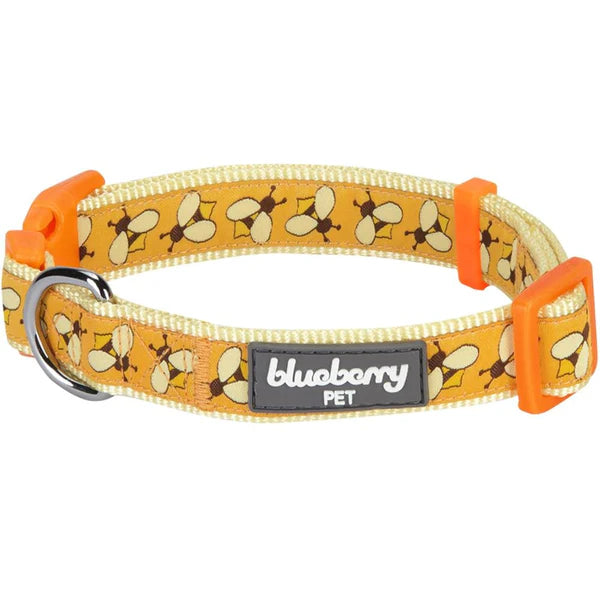 Blueberry Pet - Bumble Bee | Summer Vacation Dog Collar