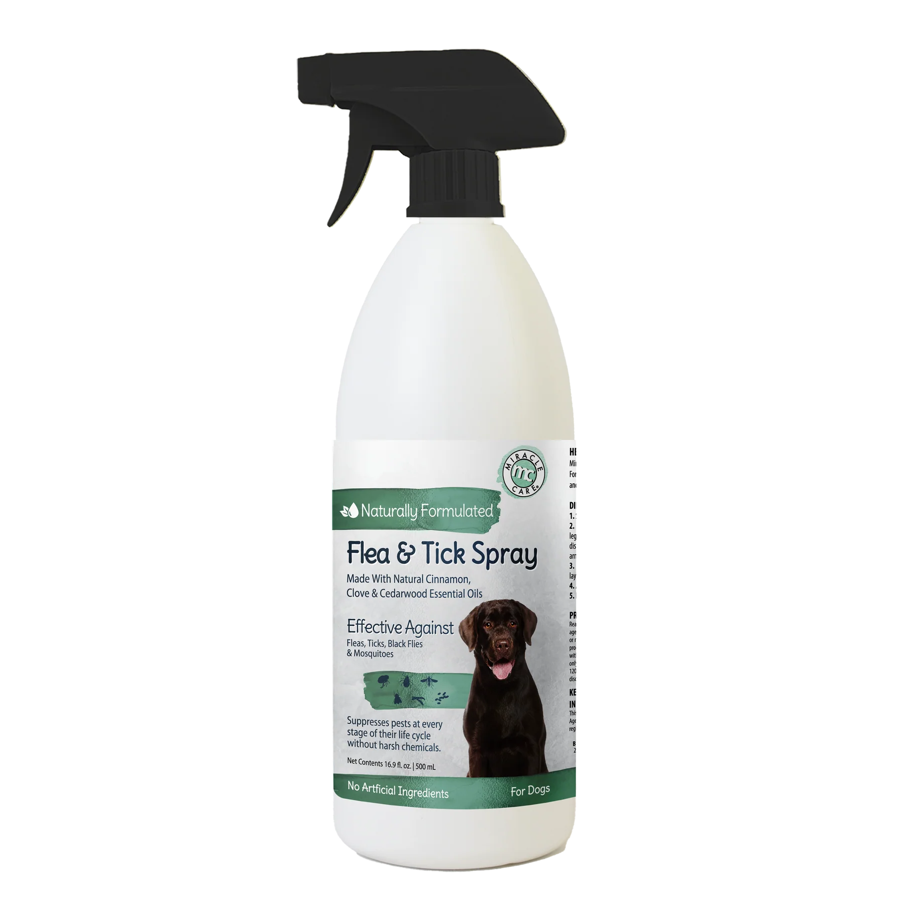 Natural Flea And Tick Spray For Dogs 24 oz.