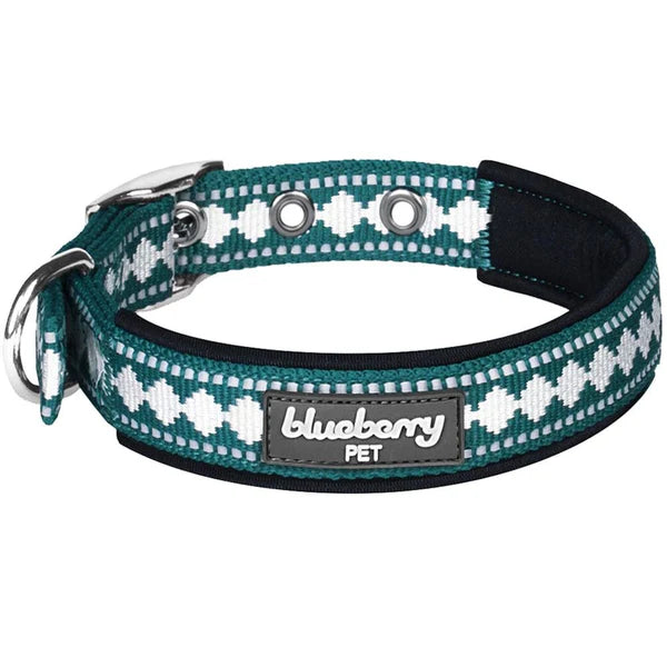 Blueberry Pet - Blueberry Pet - Dog Collar Soft 3M Reflective