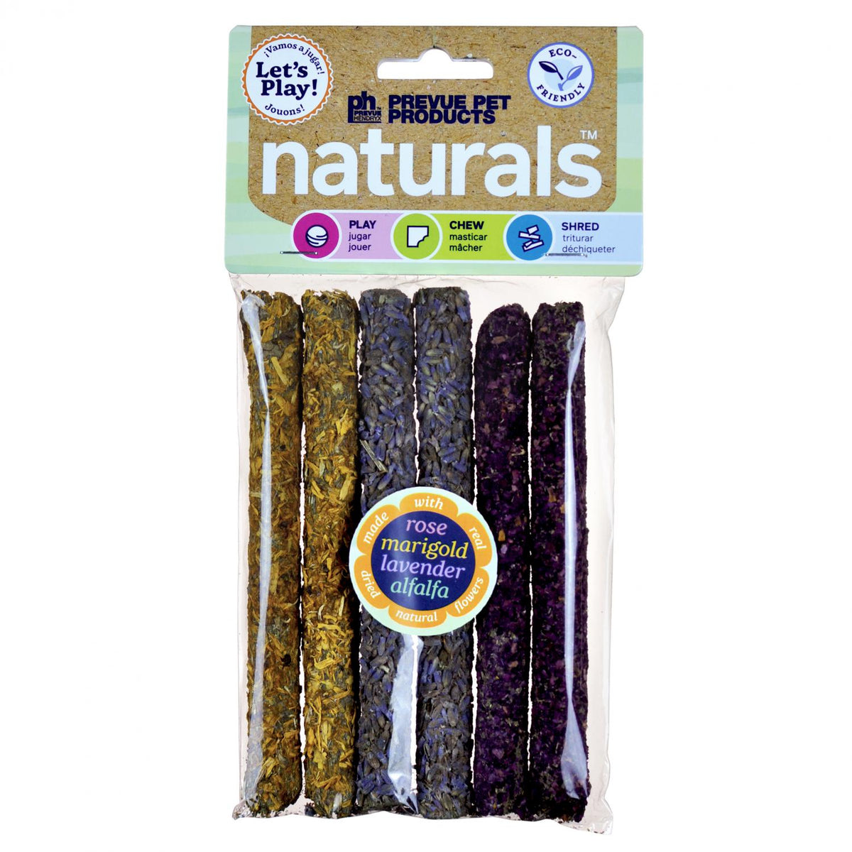 Prevue Hendryx - Natural Flower Chew Sticks For Small Animals