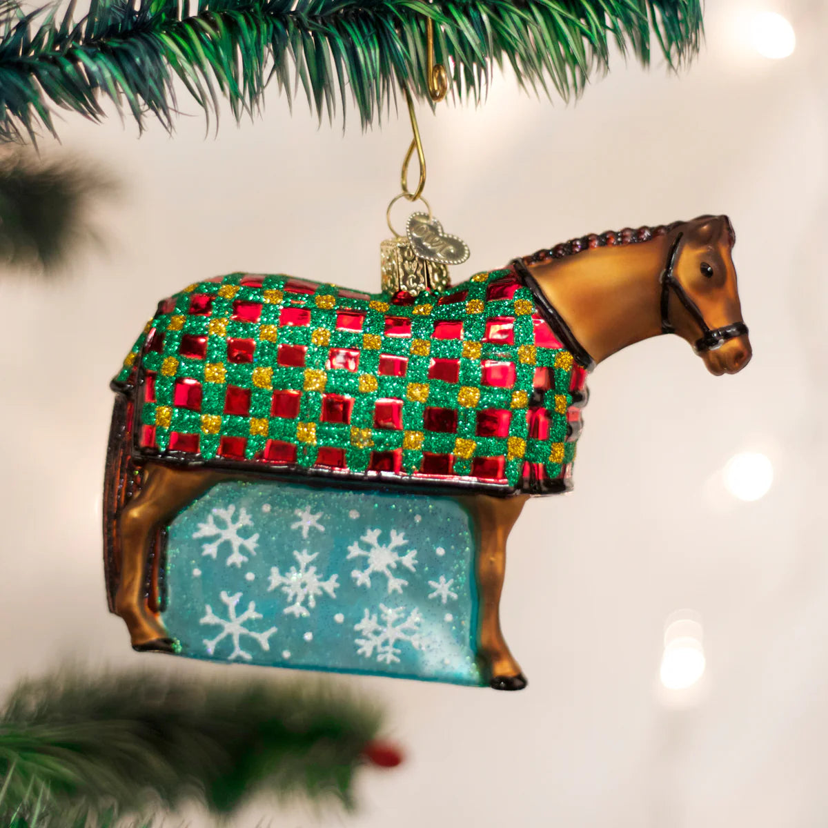 Old World Christmas - Snowflake Horse Ornament