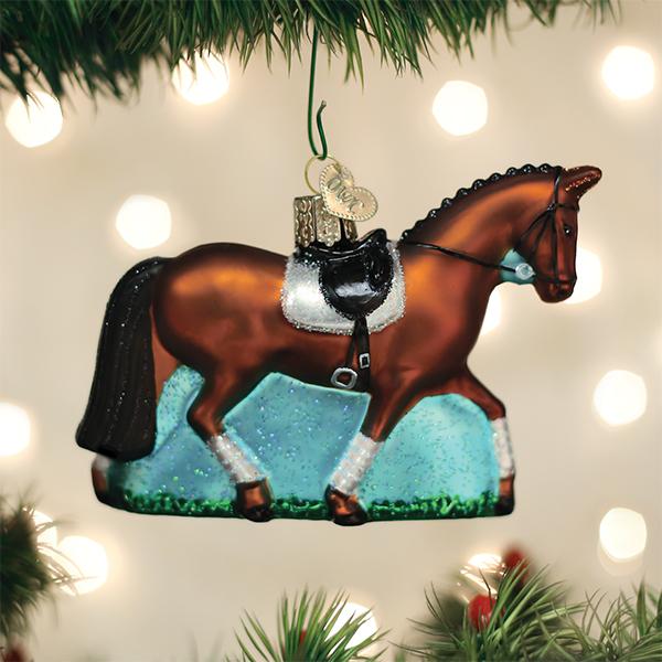 Old World Christmas - Dressage Horse Ornament