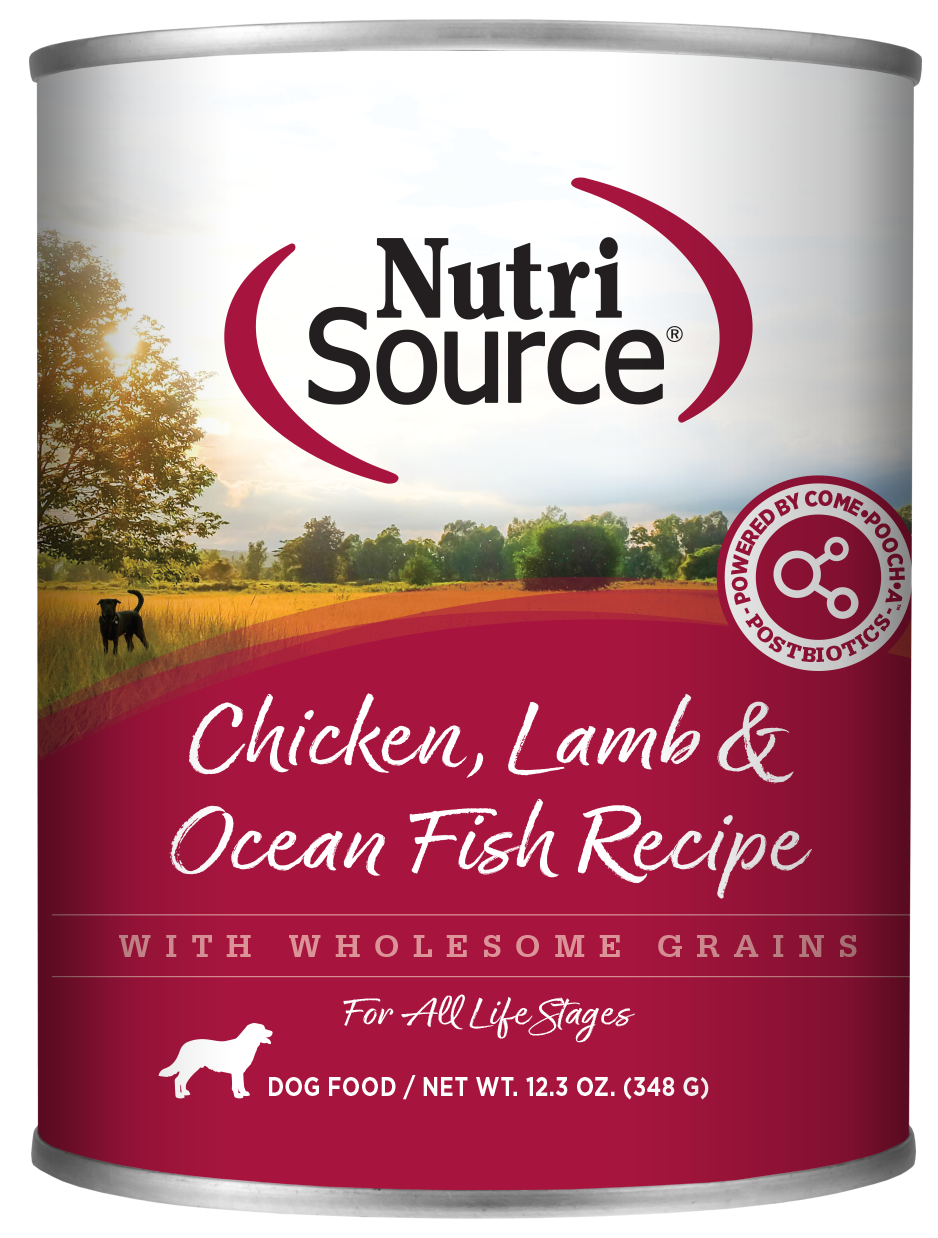 NutriSource - Chicken, Lamb & Ocean Fish All Life Stages Dog Can