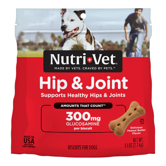 Nutri-Vet - Hip & Joint Extra Strength Peanut Butter Biscuits
