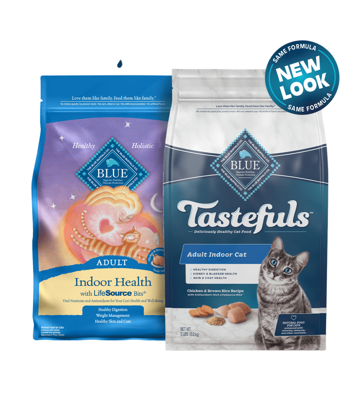Blue Buffalo Indoor Health - Indoor Breeds, Adult Cat Chicken and Brown Rice Recipe Dry Cat Food - Southern Agriculture