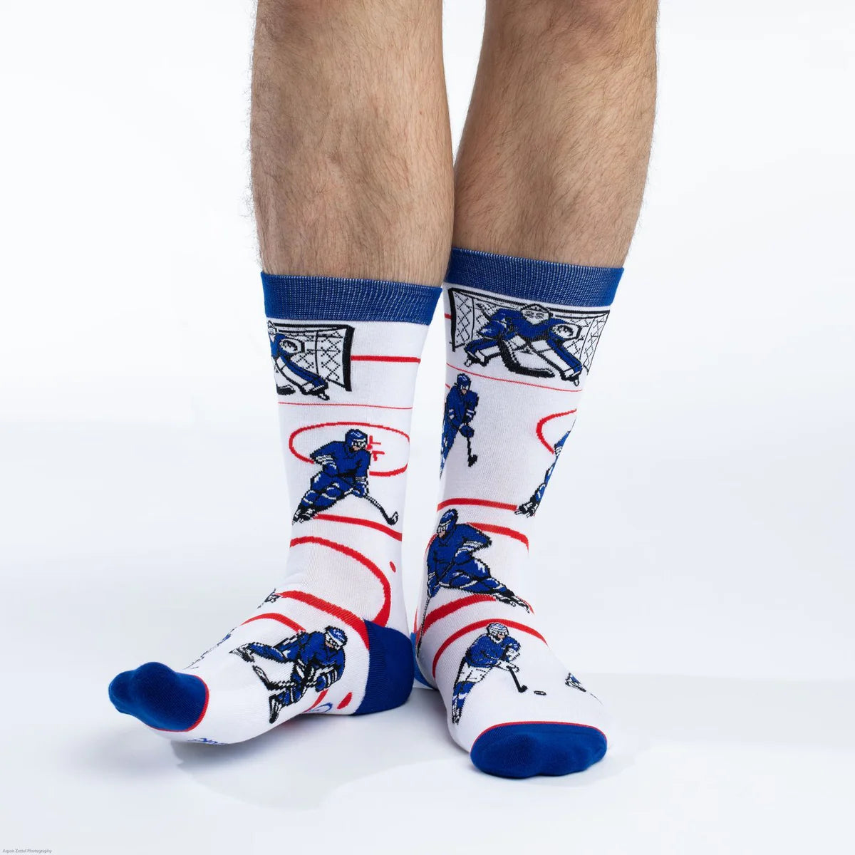 Good Luck Sock - Hockey (Blue & White)