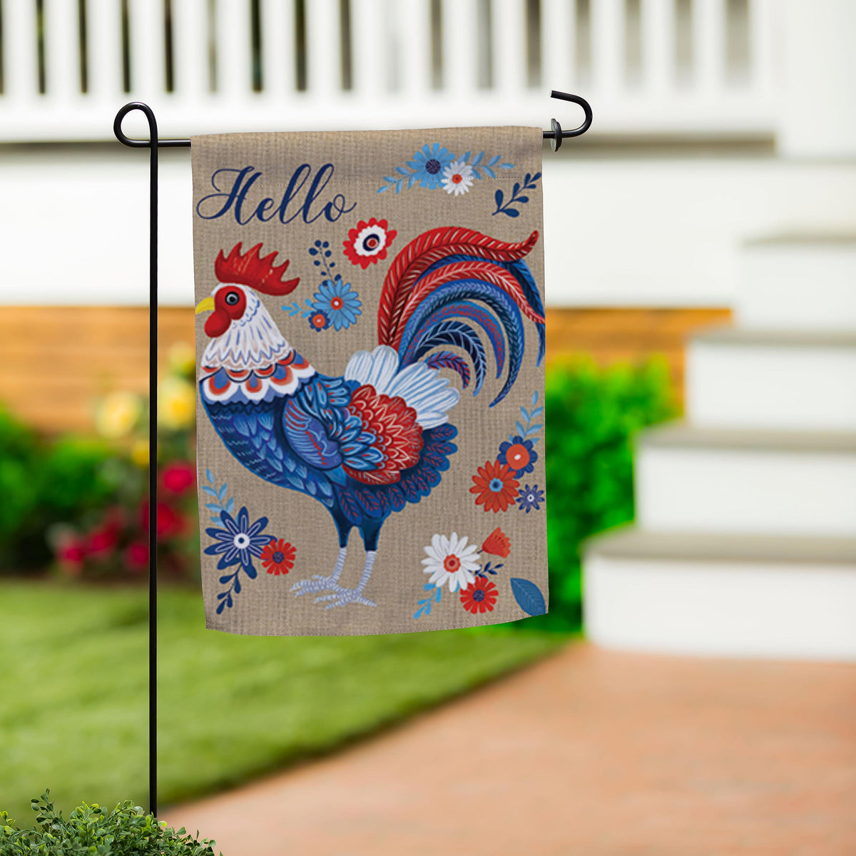 Evergreen Enterprises - Flag Flag Rooster (Red,White,Blue)