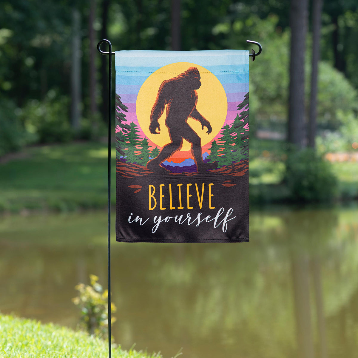Evergreen Enterprises - Flag Big Foot "Believe In Yourself"