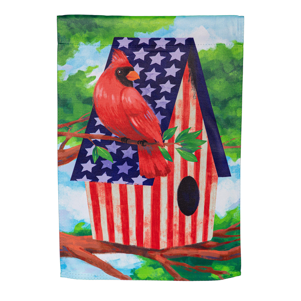 Flag Patriotic Cardinal