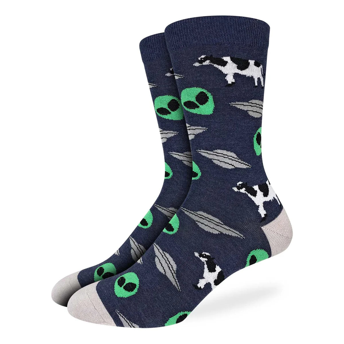 Good Luck Sock - Aliens & Cows
