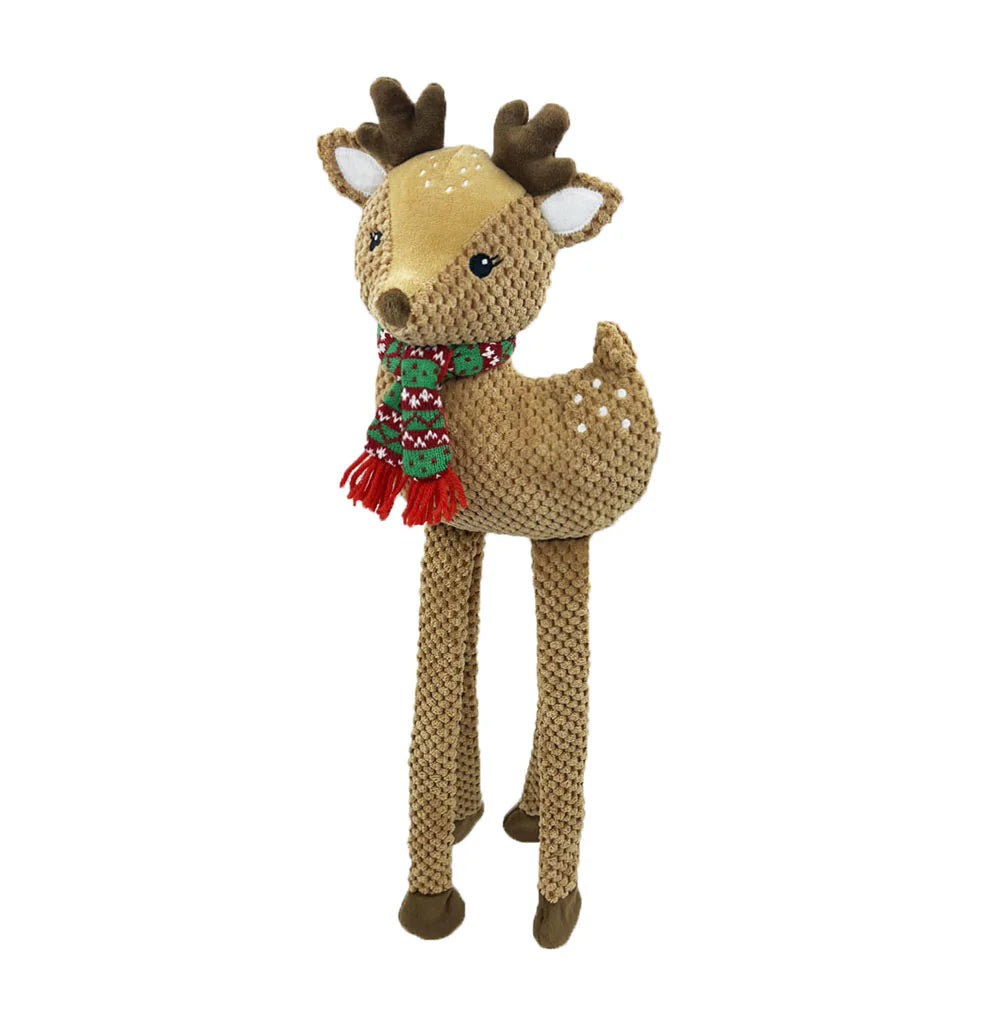 Petlou. Inc - Deer Long-legged Christmas Dog Toy