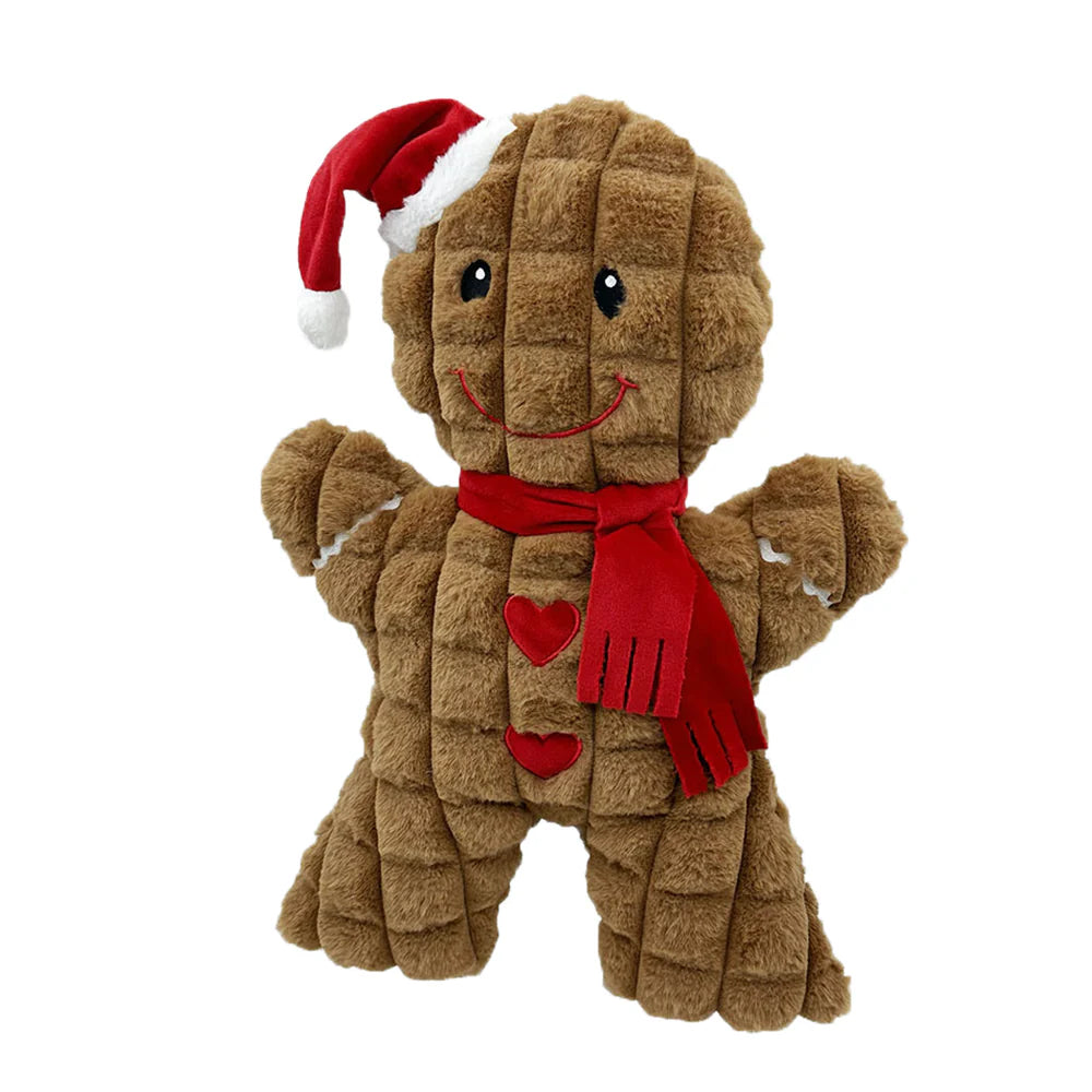 Petlou. Inc - Gingerbread Man Christmas Dog Toy