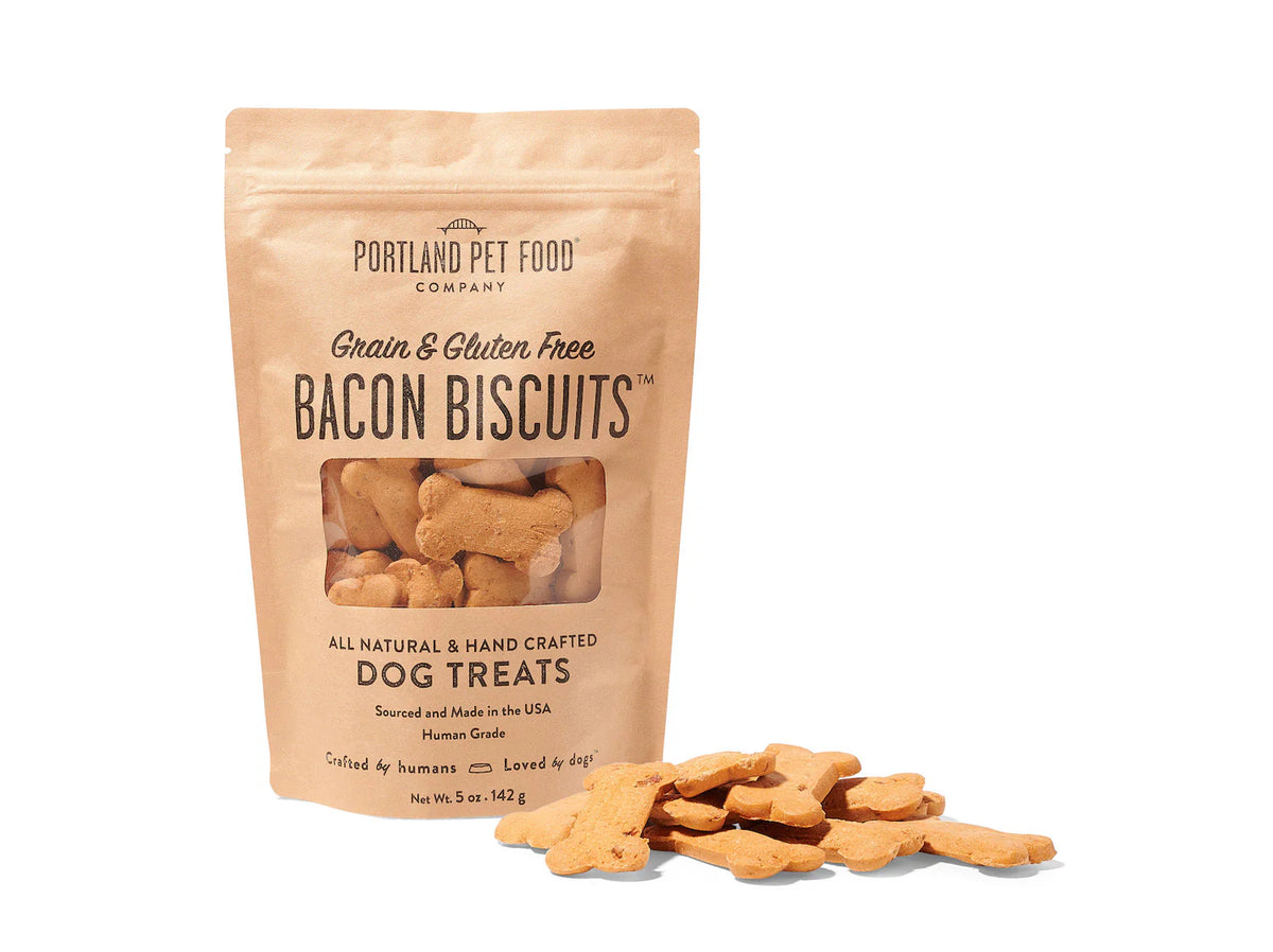 Portland Pet Food - Bacon Biscuits Dog Treats - Grain & Gluten Free