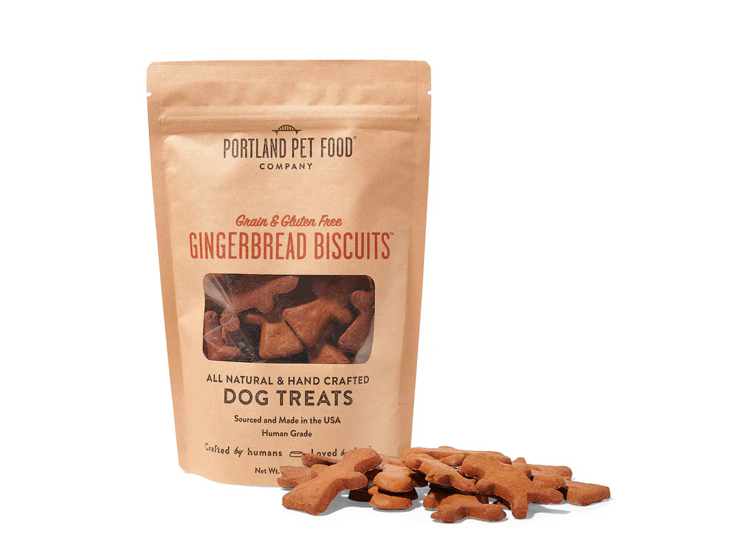 Portland Pet Food - Gingerbread Biscuits Dog Treats - Grain & Gluten Free
