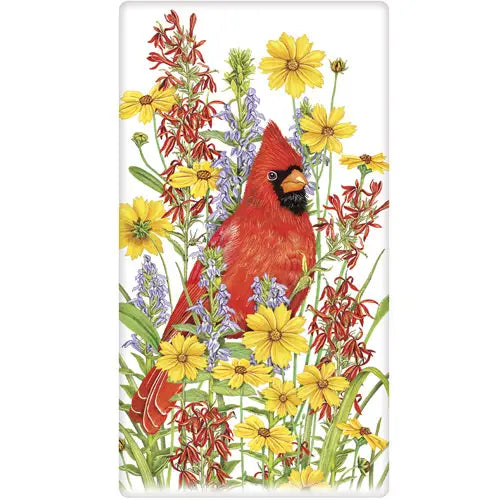 Mary Lake Thompson - Towel Summer Flower Cardinal