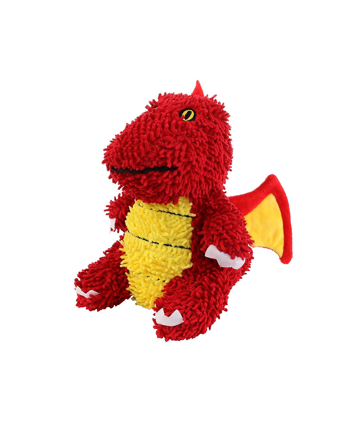 Tuffy Dog Toys - Mighty Microfiber Ball Red Dragon Squeaky Dog Toy
