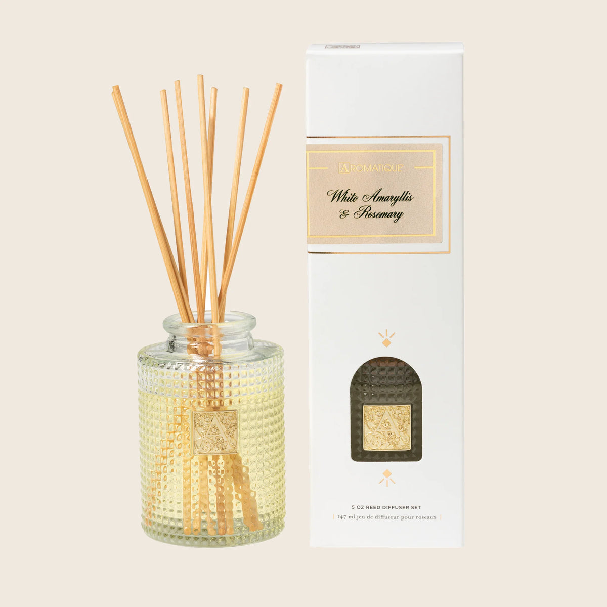 Aromatique - Reed Diffuser White Amaryllis & Rosemary