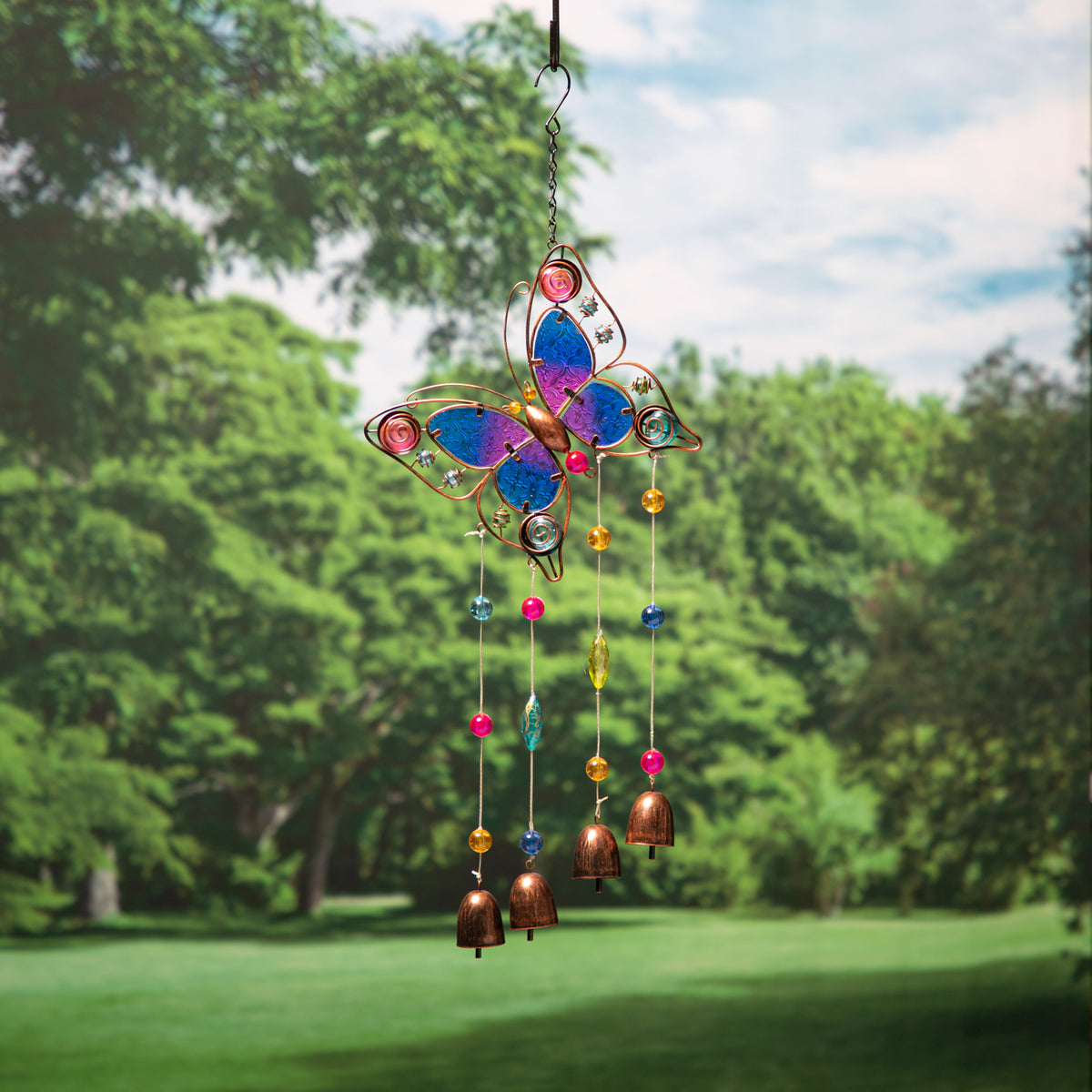 Evergreen Enterprises - Hanging Decor with Bells Butterfly