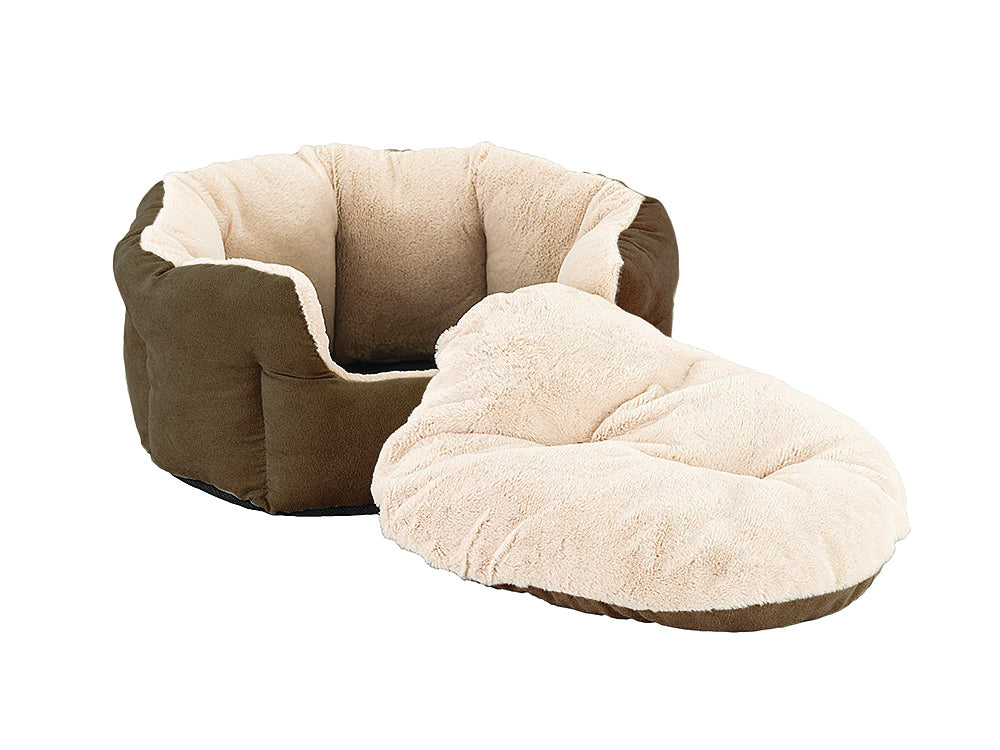 Ethical Pet Products - Cuddler High Walls Faux Suede