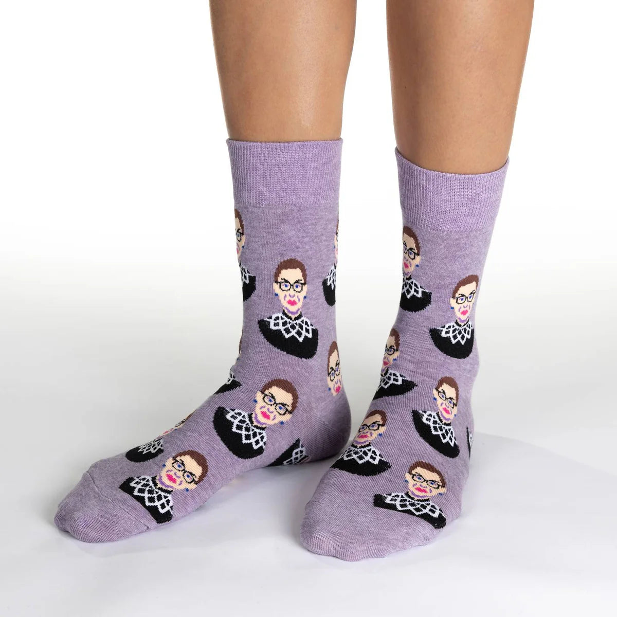 Good Luck Sock - Purple Ruth Bader Ginsburg