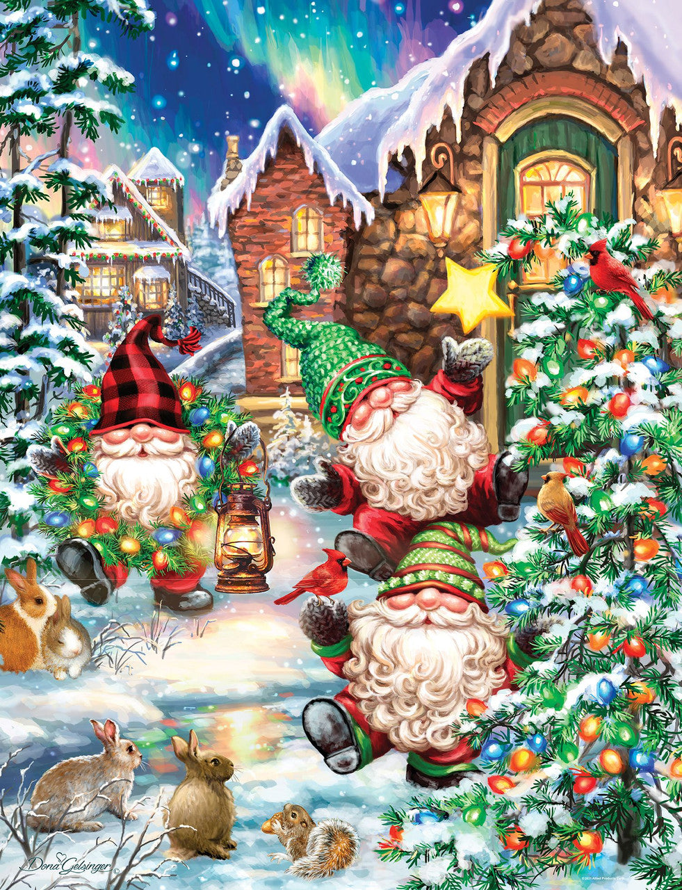 Allied Products-Springbok - Gnome Village Puzzle