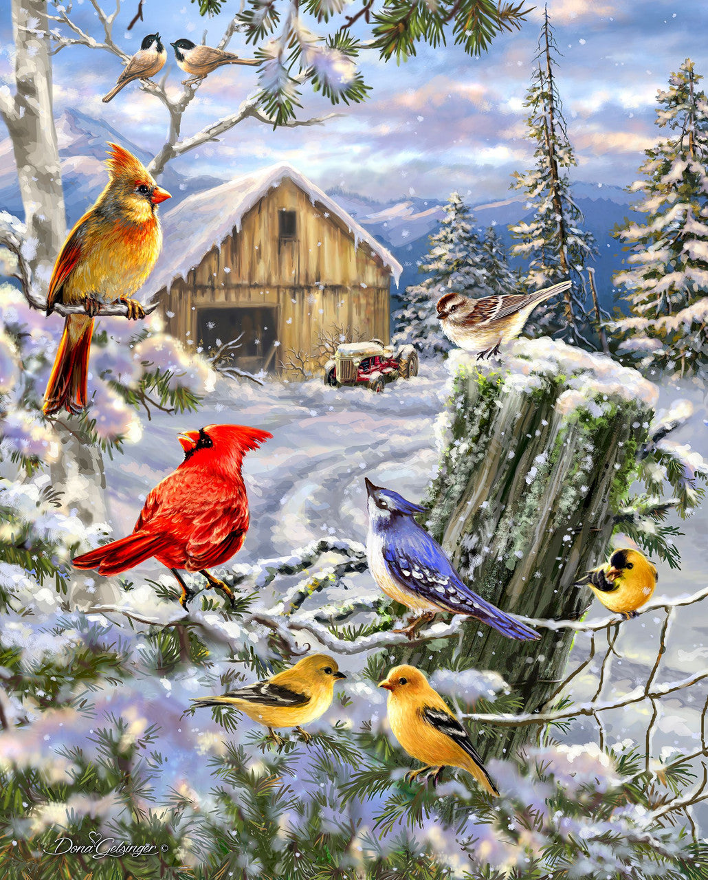 Allied Products-Springbok - Frosty Morning Song Puzzle