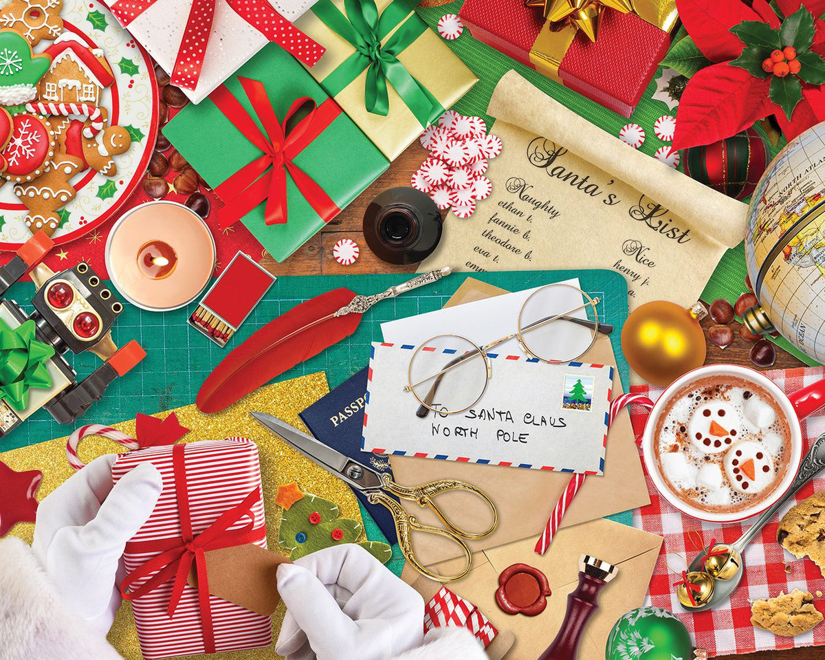 Allied Products-Springbok - Santa's Desk Puzzle