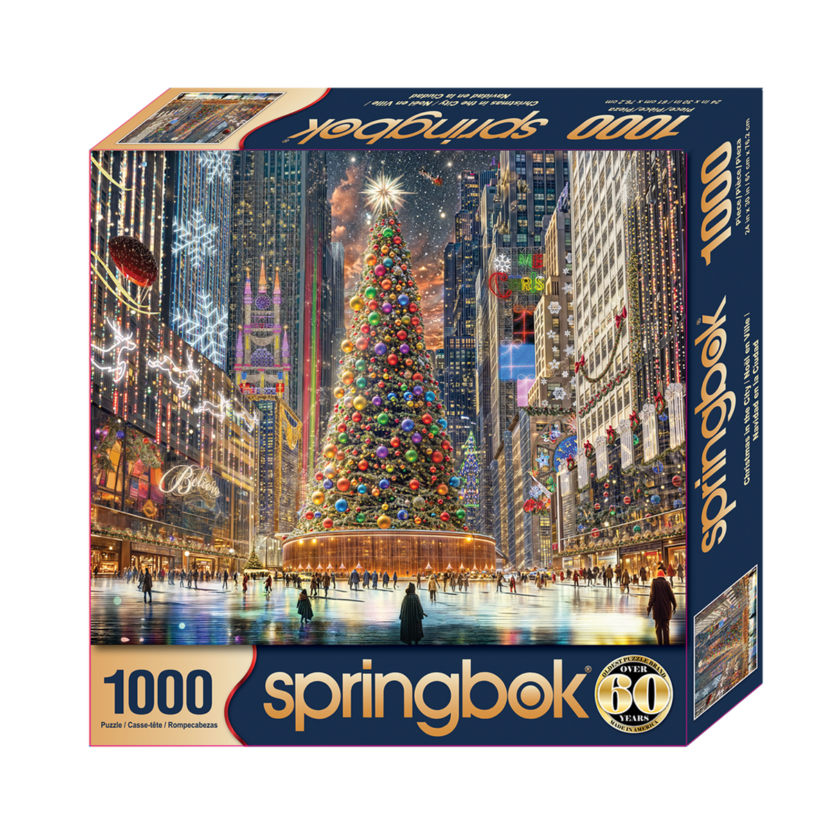 Allied Products-Springbok - Christmas In The City Puzzle