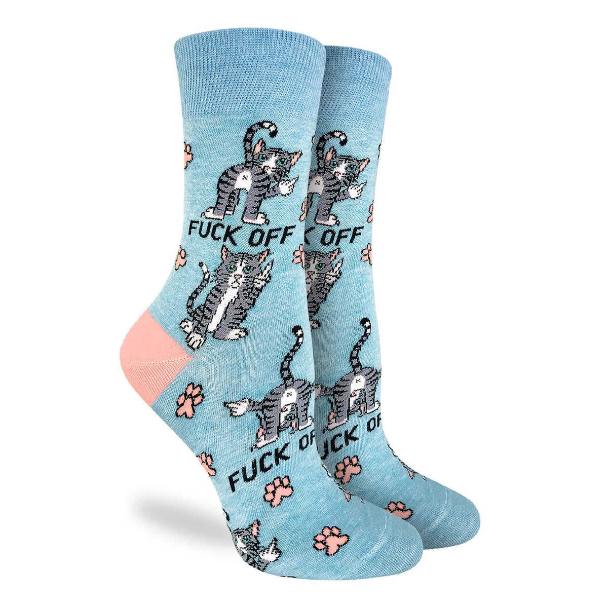 Good Luck Sock - F@*% Off Cats