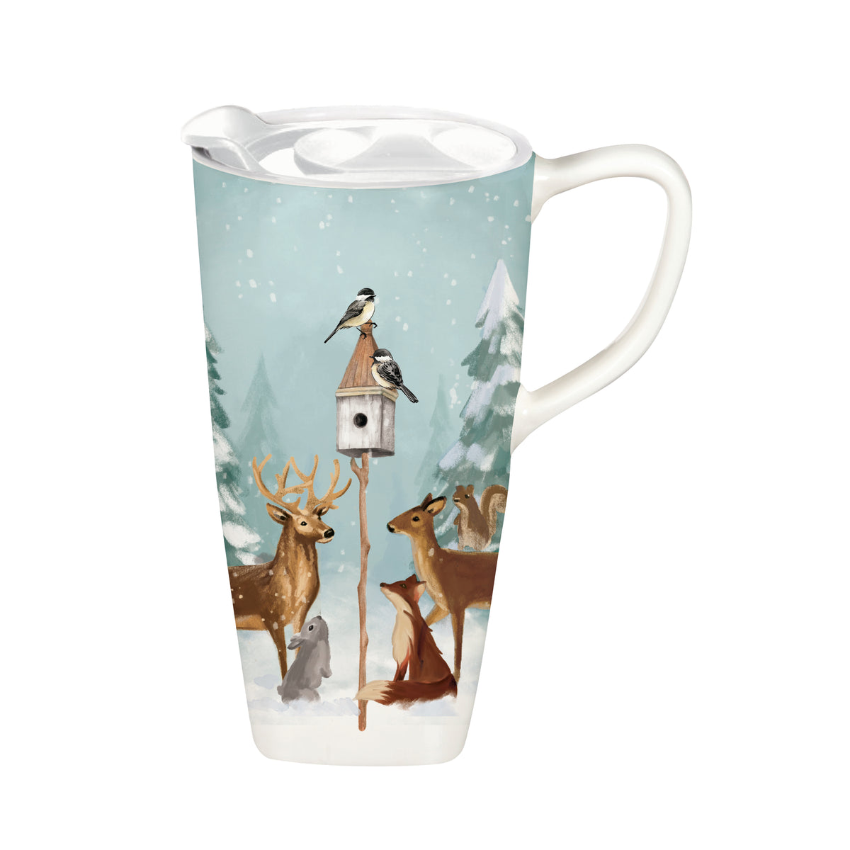 Evergreen Enterprises - Cup Travel Ceramic Animal Friends with Box - Southern Agriculture