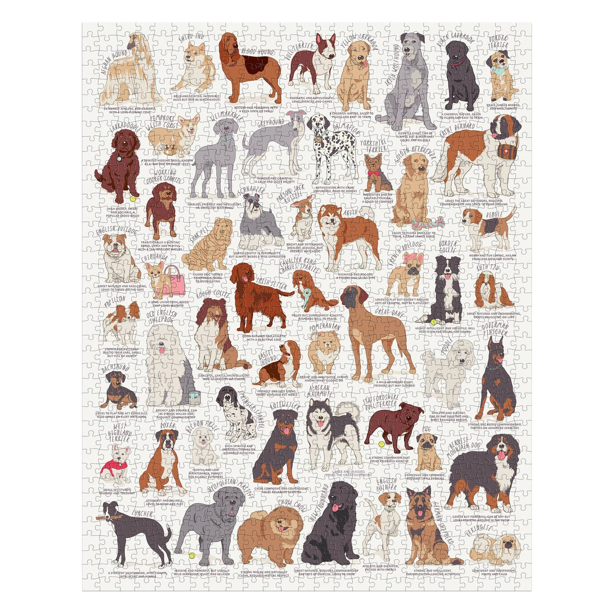 Chronicle-Hachette Book - Puzzle Dog Lover's (1000 Piece)