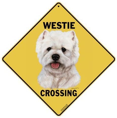 Westie Crossing Sign by CrossWalks