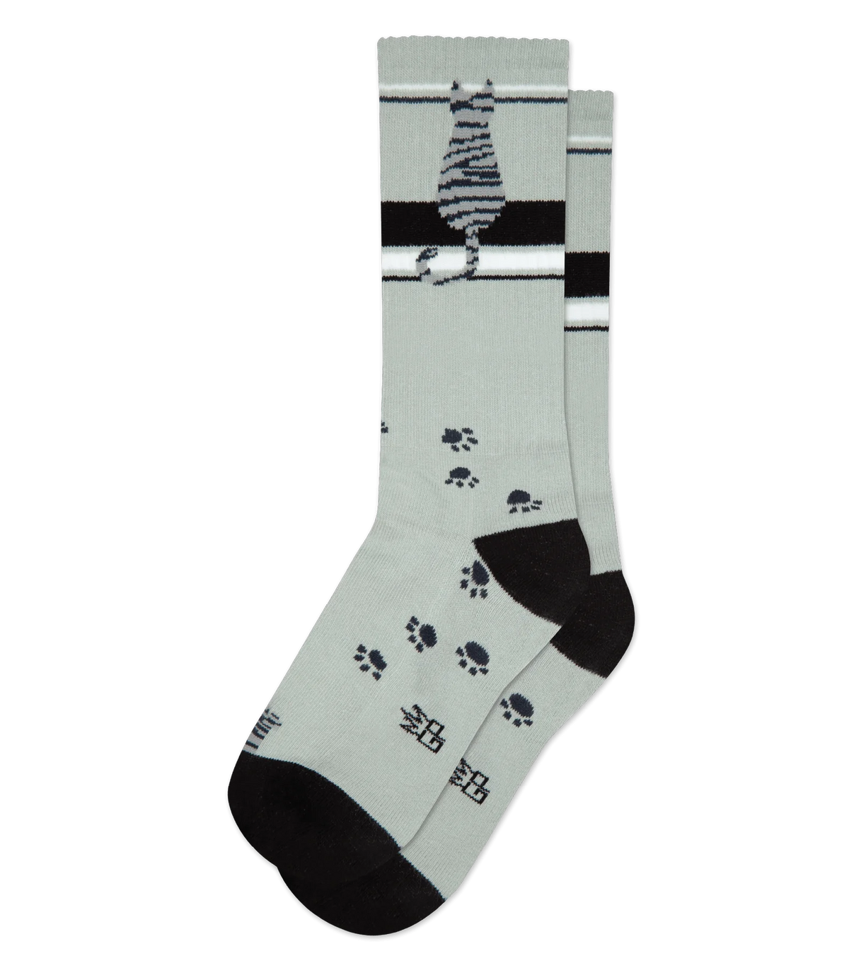 Gumball Poodle - Socks Cat Sitting Gray Tabby