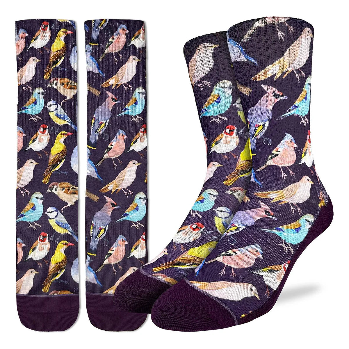 Good Luck Sock - Botanical Birds
