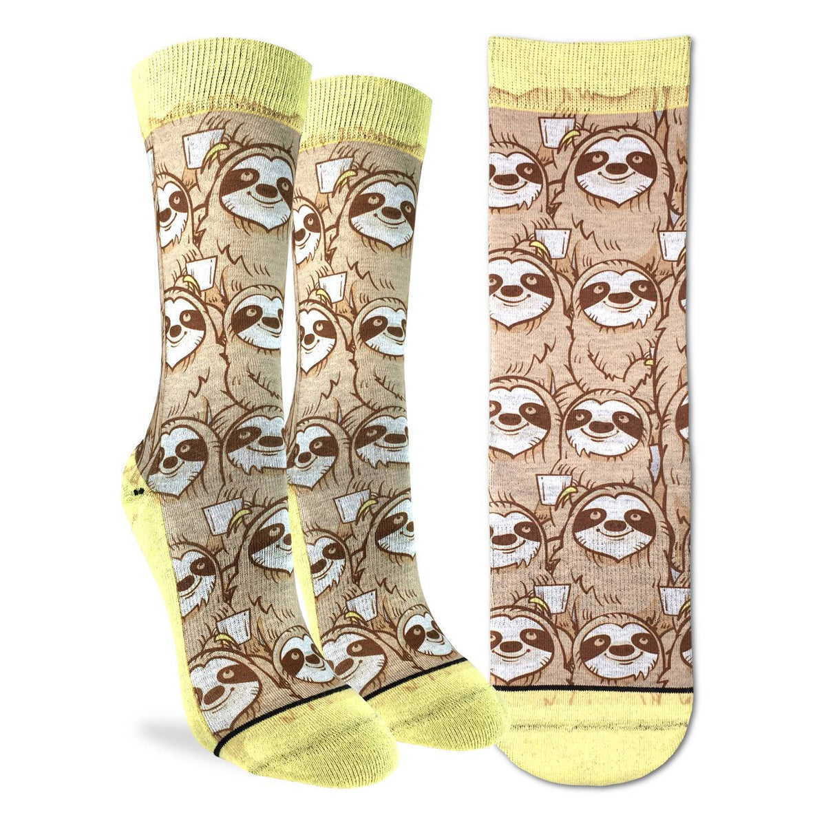 Good Luck Sock - Coffee Sloth