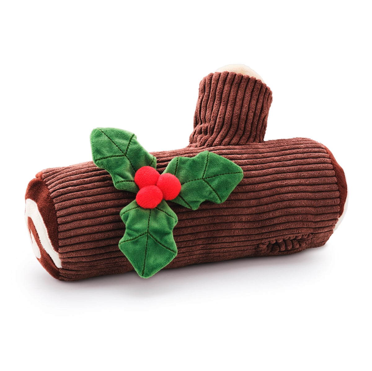 Dog Toy Yule Log