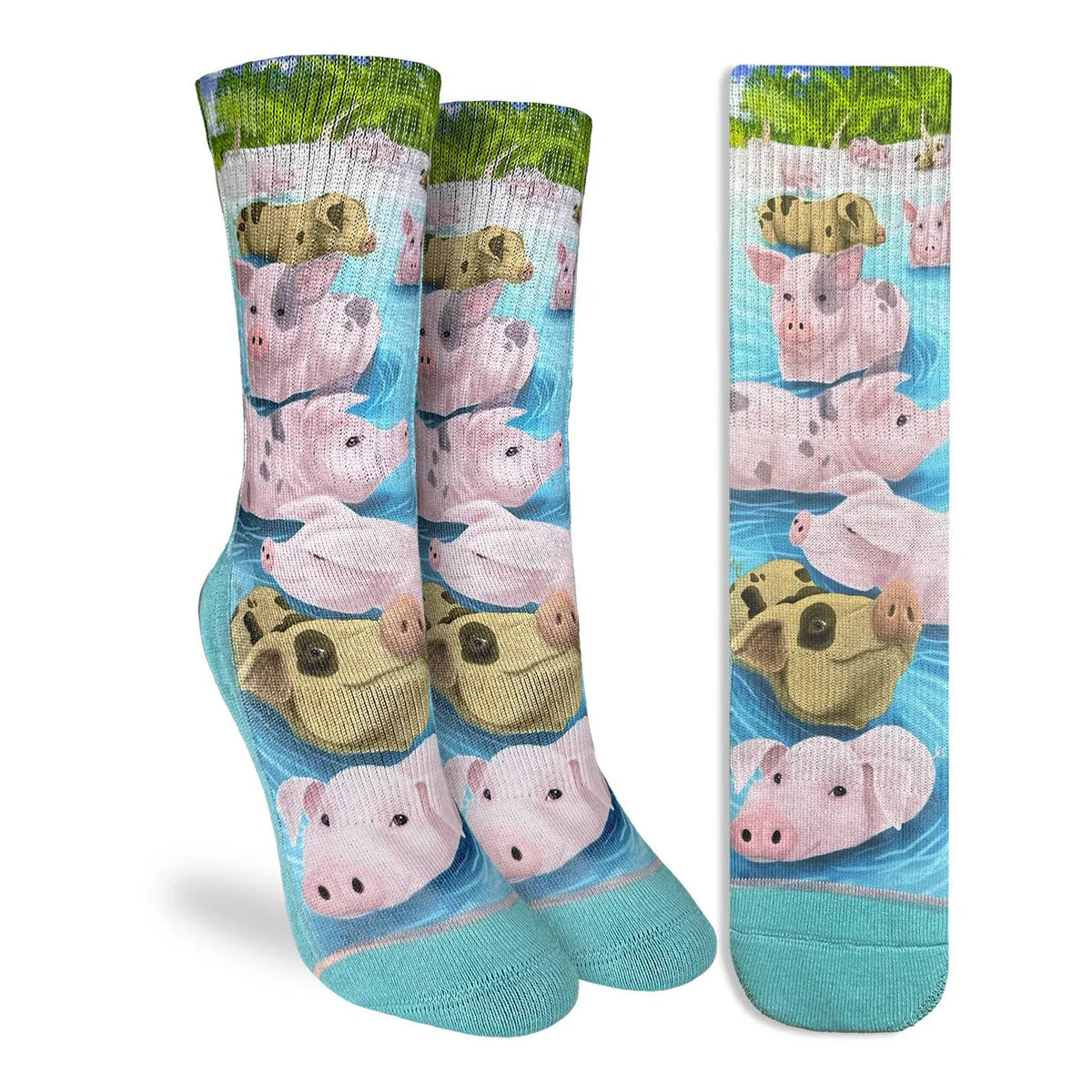 Good Luck Sock - Swimming Pigs