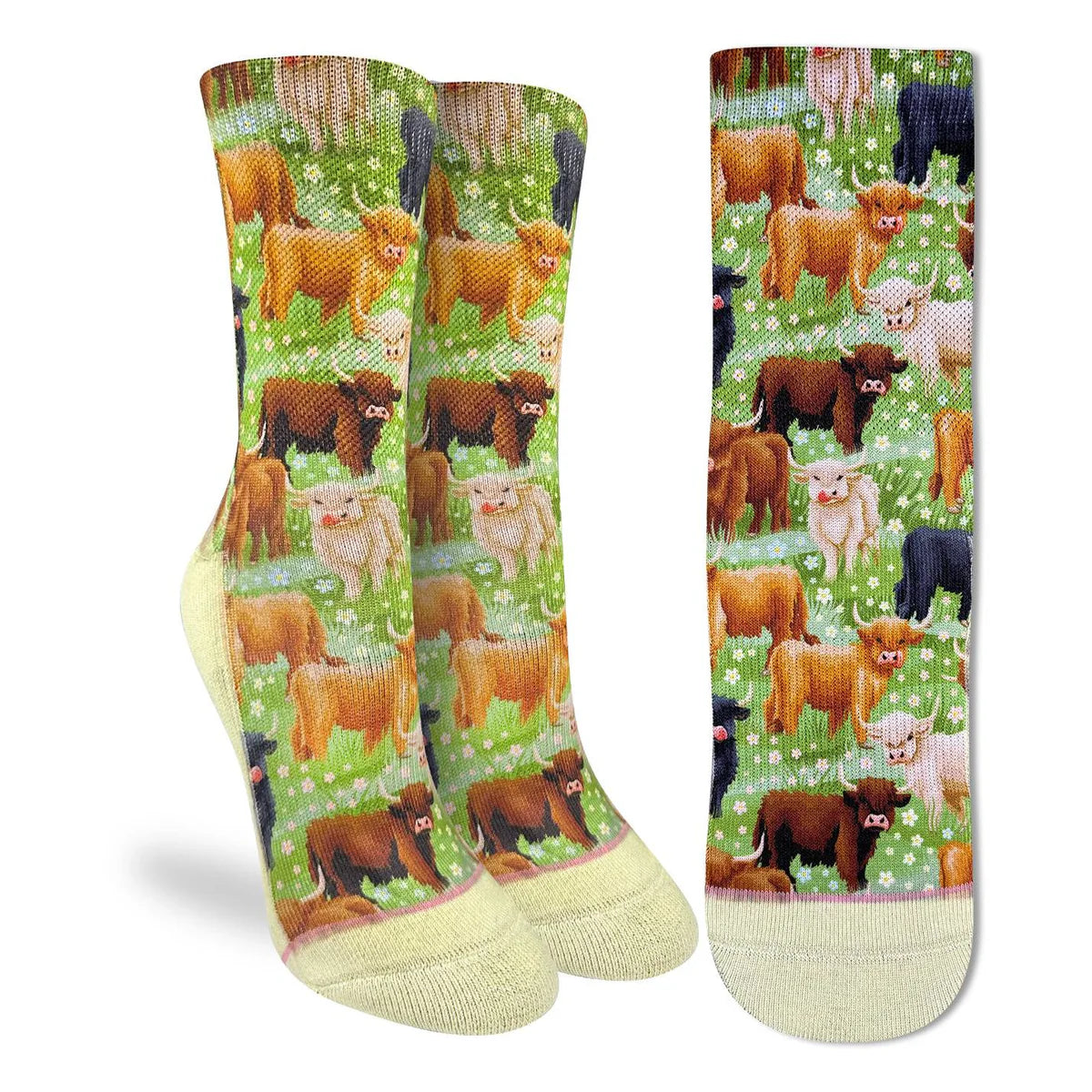 Good Luck Sock - Highland Cow
