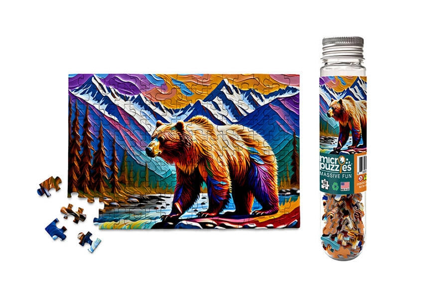 MicroPuzzles - Colorful Bear