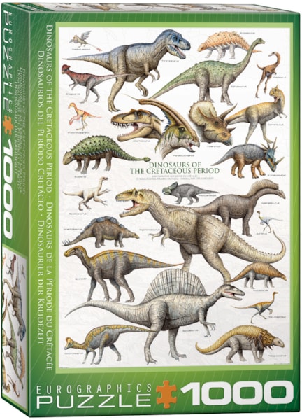 Puzzle Dinosaurs of Cretaceous Period