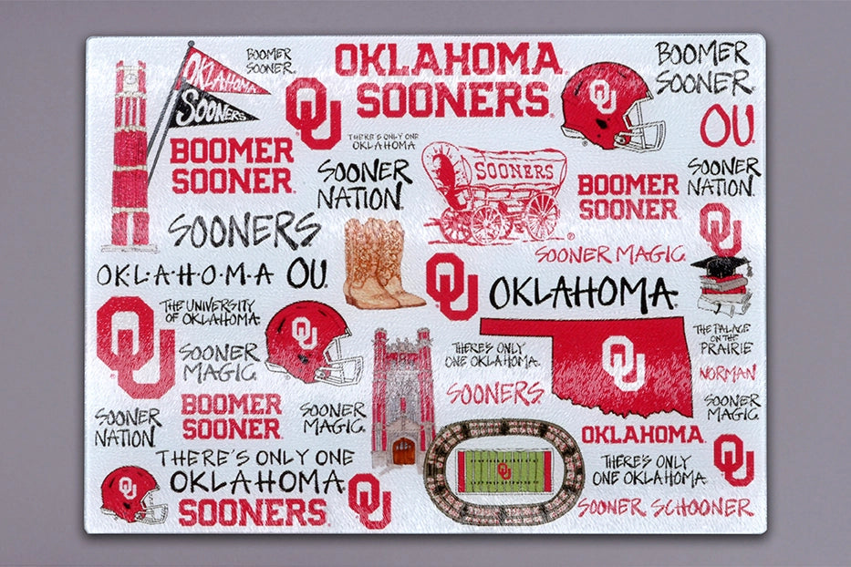 Magnolia Lane - Collegiate Cutting Board